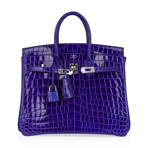 blue birkin bag hermes|Hermes Birkin crocodile.